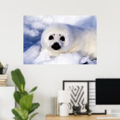 ポートレートの竪琴 ポスター (ホームオフィス)