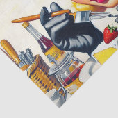 ポートレートの美しいピンアップ 薄葉紙 (詳細)