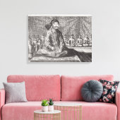 ポートレートの記録から旧総督の キャンバスプリント (インサイチュ (リビング))