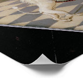 ポートレートの鳥と少女 ポスター (角)