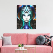 ポートレートのCyiria Canvas Print キャンバスプリント (インサイチュ (リビング))