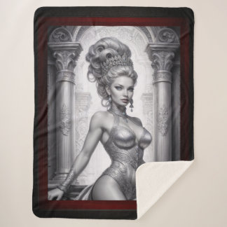 ポートレートのDrusella Arkaevis AI Art by Xzendor7 シェルパブランケット