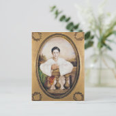 ポートレートのGaspard Deburau as Pierrot, c.1815 ポストカード (スタンド正面)