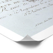 ポートレートのMarguerite de Valois (1492-1549), 1787 ポスター (角)