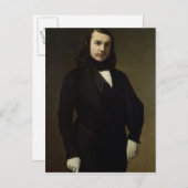 ポートレートのTheophile Gautier, 1839 ポストカード (正面/裏面)