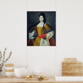 ポートレートのTsarevna Anna Petrovna, 1740s ポスター (キッチン)