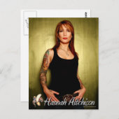 ポートレートはがき – ハンナアイティソンオングリーン ポストカード (正面/裏面)