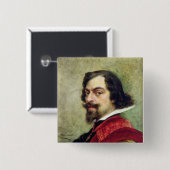 ポートレートはのMounet汚します 缶バッジ (正面&裏面)