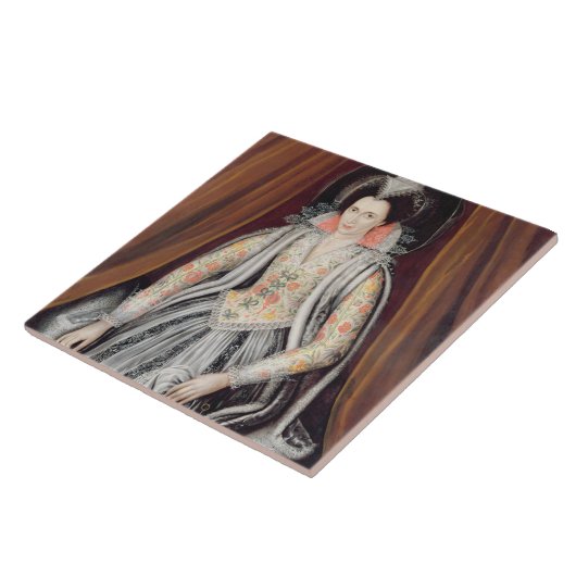 ポートレートはスーザンの女性Greyであると言いました タイル (側面)