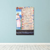 ポートレートを持つ壮大な文字 キャンバスプリント (インサイチュ (ウッドフロア))