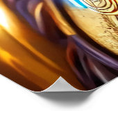 ポートレートアテナギリシャ女神 | AI Art ポスター (角)