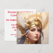 ポートレートアテナ 招待状 (正面/裏面)