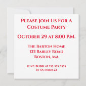 ポートレートアテナ 招待状 (裏面)