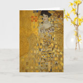 ポートレートアデル・ブロッホ・バウアーIバイグスタフクリムト カード (黄色い花)