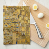 ポートレートアデル・ブロッホ・バウアーIバイグスタフクリムト キッチンタオル (四つ折り)
