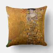 ポートレートアデル・ブロッホ・バウアーIバイグスタフクリムト クッション (裏面)