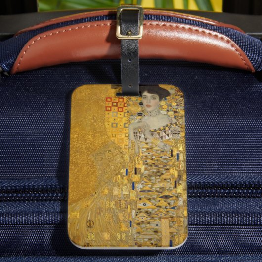 ポートレートアデル・ブロッホ・バウアーIバイグスタフクリムト ラゲッジタグ (正面インサイチュ2)