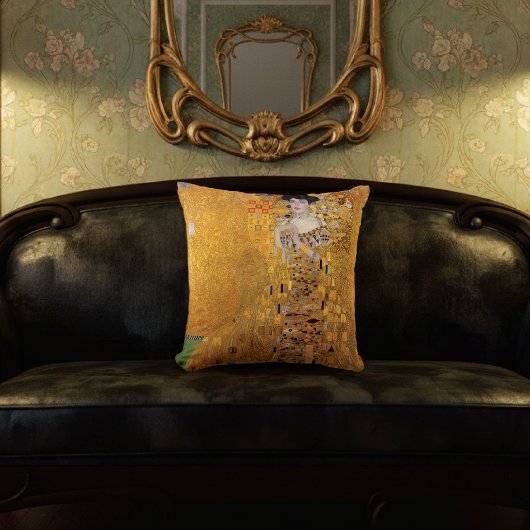 ポートレートアデレブロッホ・バウアグスタフクリムト クッション