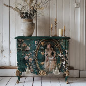 ポートレートアートエドワーディアンエラエメラルドグリーン 薄葉紙