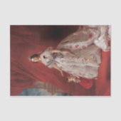 ポートレートイサベラIIスペイン,ウィンターハルト 薄葉紙 (正面)