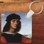 ポートレートオブアグノロドニバイラファエルサンツィオ キーホルダー (裏面)