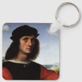 ポートレートオブアグノロドニバイラファエルサンツィオ キーホルダー (裏面)