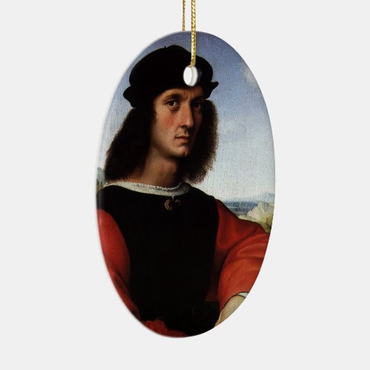 ポートレートオブアグノロドニバイラファエルサンツィオ セラミックオーナメント (右)