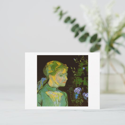 ポートレートオブアデラインラヴォークスヴァンゴッホファインアート ポストカード (スタンド正面)