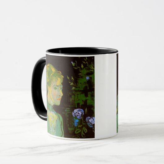 ポートレートオブアデラインラヴォークスヴァンゴッホファインアート マグカップ (正面左)