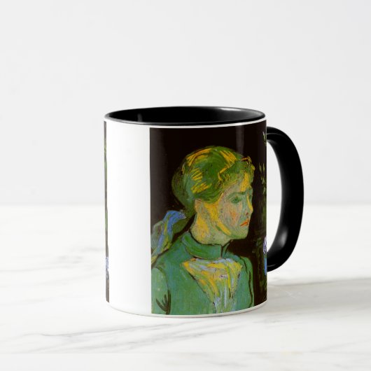 ポートレートオブアデラインラヴォークスヴァンゴッホファインアート マグカップ (正面右)