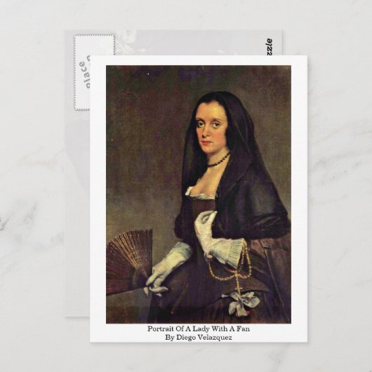 ポートレートオブアファンバイディエゴベラスケス ポストカード (正面/裏面)