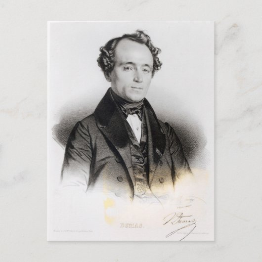 ポートレートオブアレクサンドレデュマスフィルス ポストカード (正面)