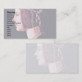 ポートレートオブアレディー、アンブロジオ·デ·プレディス著 名刺 (正面/裏面)