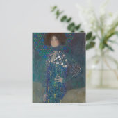 ポートレートオブエミリーフローゲバイグスタフクリムト ポストカード (スタンド正面)