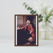 ポートレートオブキャプテントーマスコラムバイホガース ポストカード (スタンド正面)