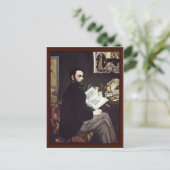 ポートレートオブザエミールゾラバイマネットエドアール ポストカード (スタンド正面)