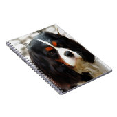 ポートレートオブザキングチャールズカバリエスパニエル犬 ノートブック (右側)