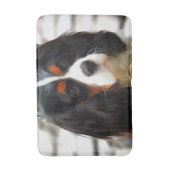 ポートレートオブザキングチャールズカバリエスパニエル犬 バスマット (正面縦)