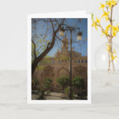 ポートレートオブザサントスフアネス(スペイン) カード (黄色い花)