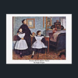 ポートレートオブザベレリファミリーバイエドガーデガス ポストカード<br><div class="desc">Bellelli家のポートレート、Edgar DegasPortrait著Bellelli Familyは、有名なアーティスト、Edgar Degasの作品です。1860描年~1862年 – 1862年 – 現在はミュゼ・ドルセーにあるキャンバステクニックを使用。
ピサロ・カミールのアート最高傑作については、当店のzazzle.com/artcollectionをご覧ください。</div>