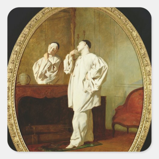 ポートレートオブシャルルドブラウ スクエアシール (正面)