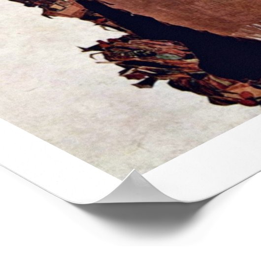 ポートレートオブジェルトルードシーレバイシーレエゴン ポスター (角)