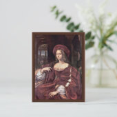 ポートレートオブジョアンナオブアラゴンバイラファエル ポストカード (スタンド正面)