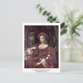ポートレートオブジョアンナオブアラゴンバイラファエロサンツィオ ポストカード (スタンド正面)