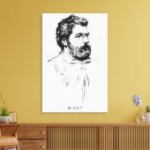 ポートレートオブジョルジュビゼ キャンバスプリント (インサイチュ (リビング))