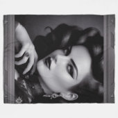 ポートレートオブスパイカリナシェパードバイザンドール7 フリースブランケット (正面(横))