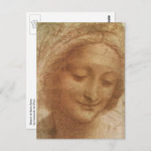 ポートレートオブセントアンバイレオナルドダヴィンチ ポストカード (正面/裏面)