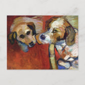 ポートレートオブドッグスザンヌバラドン ポストカード (正面)