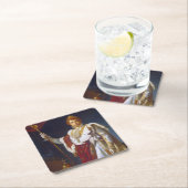 ポートレートオブナポレオンボナパルテフランソワスゲラール スクエアペーパーコースター (インサイチュ)