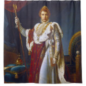 ポートレートオブナポレオンボナパルトフランソワジェラール シャワーカーテン (正面)